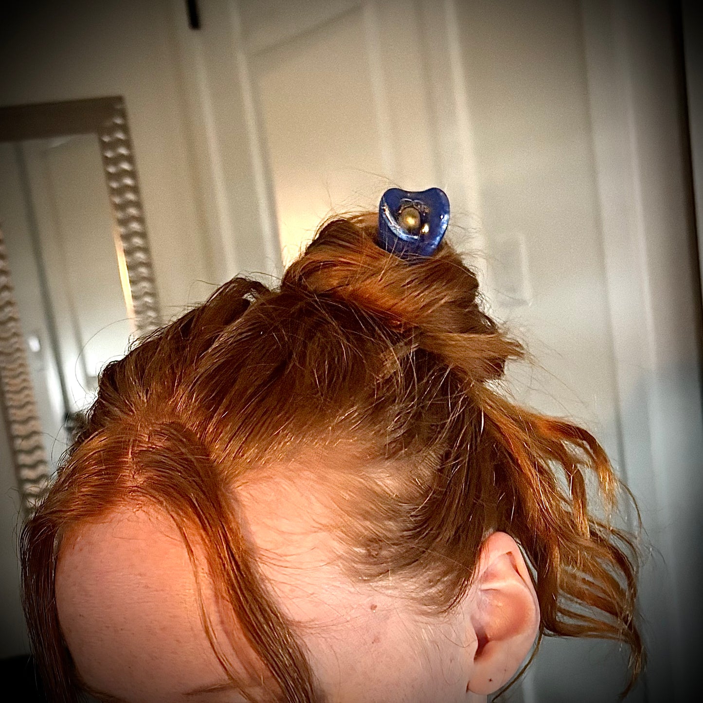 Flower Hair Stick - Handmade Resin Sculpture